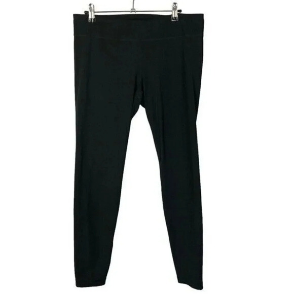 Under Armour Black Mid Rise Compression Athletic Leggings L - Picture 1 of 3